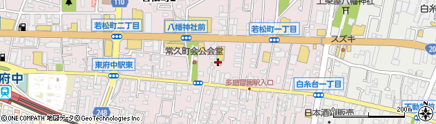東京都府中市若松町1丁目31周辺の地図