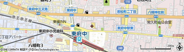 東京都府中市若松町1丁目3周辺の地図
