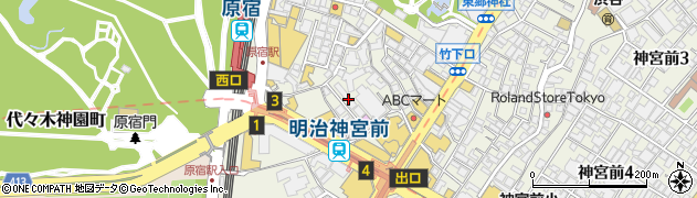 アート熊野堂　表参道店周辺の地図