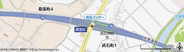 武石大橋周辺の地図