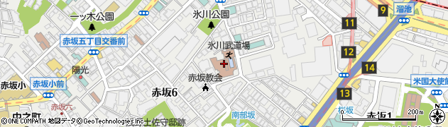 港区立特別養護老人ホームサン・サン赤坂周辺の地図