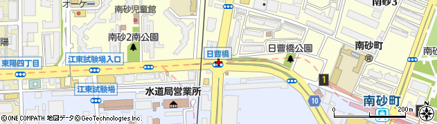 日曹橋周辺の地図