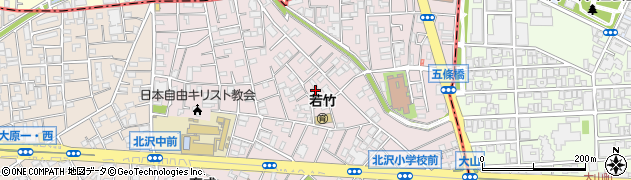 東京都世田谷区北沢5丁目20-4周辺の地図