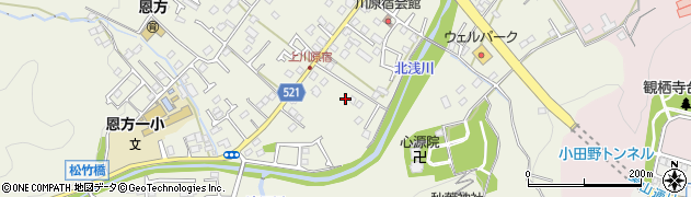 東京都八王子市下恩方町1647周辺の地図