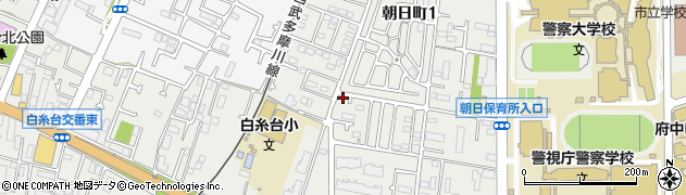 朝日町1丁目32石川邸☆akippa駐車場周辺の地図