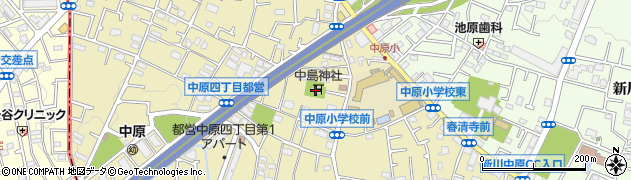 中島神社周辺の地図
