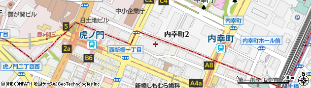 東京都港区西新橋1丁目1周辺の地図