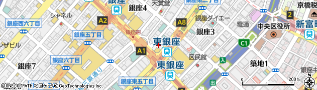 東京都中央区銀座4丁目10-13周辺の地図