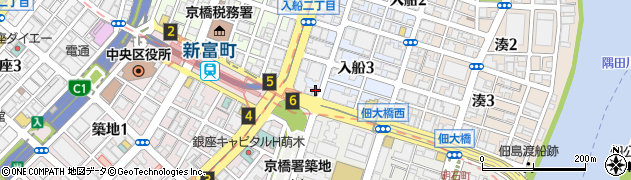 ゆで太郎 入船店周辺の地図