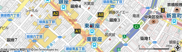 東京都中央区銀座4丁目10-5周辺の地図
