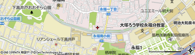 有限会社永福自動車周辺の地図