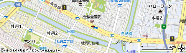 富岡一周辺の地図