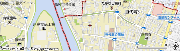 千葉県浦安市当代島2丁目周辺の地図