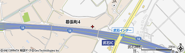 武石橋周辺の地図