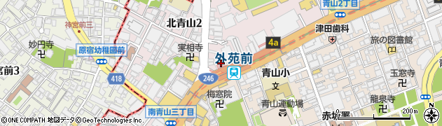 東京都港区北青山2丁目7-16周辺の地図