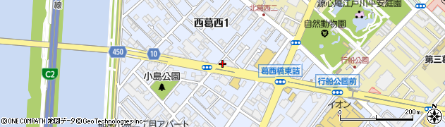 東京都江戸川区西葛西1丁目12-1周辺の地図