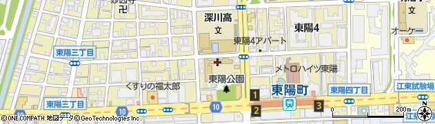 江東区立東陽小学校周辺の地図