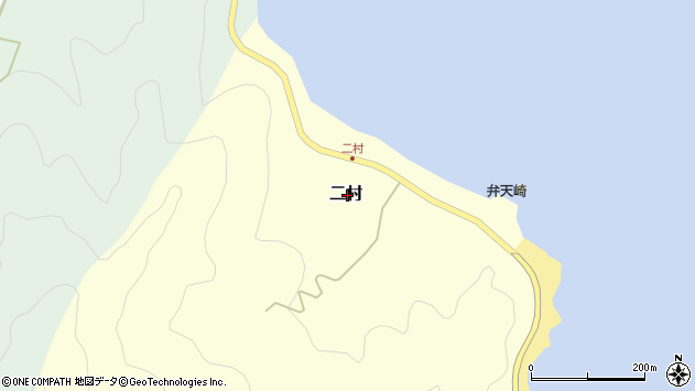 〒914-0835 福井県敦賀市二村の地図