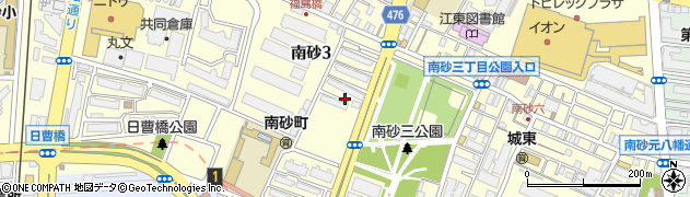 東京地下鉄株式会社　東西線南砂町駅周辺の地図