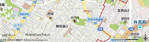 妙円寺周辺の地図