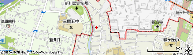 東京都調布市緑ケ丘1丁目38周辺の地図