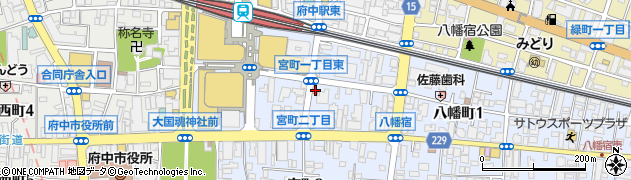 つつじケ丘美登利寿司　府中店鮨松周辺の地図