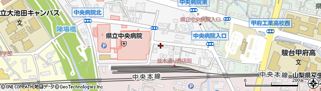 奈良田富士見店周辺の地図