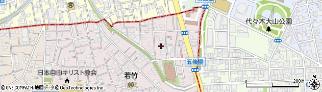 東京都世田谷区北沢5丁目25周辺の地図
