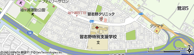 千葉県立習志野特別支援学校周辺の地図