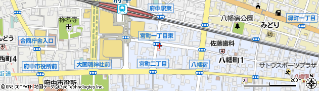 府中薬局宮町店周辺の地図