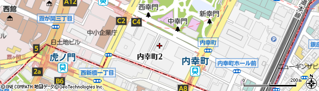 中部電力株式会社　東京支社周辺の地図