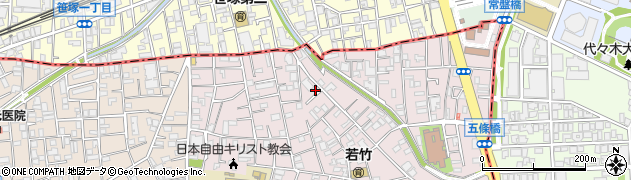 東京都世田谷区北沢5丁目36-1周辺の地図