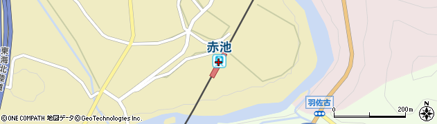 赤池駅周辺の地図
