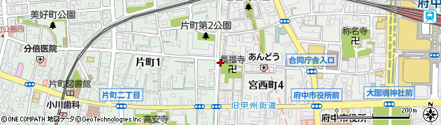 東京都府中市宮西町4丁目23周辺の地図