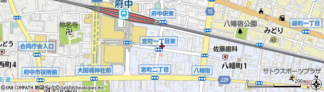 オリックスレンタカー府中駅前店周辺の地図