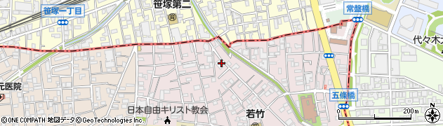 東京都世田谷区北沢5丁目36周辺の地図