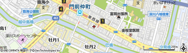 三井住友銀行深川支店周辺の地図
