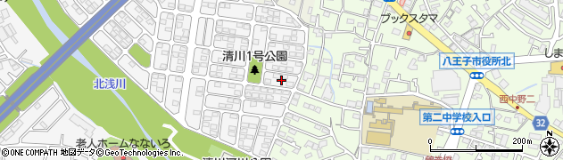 東京都八王子市清川町5周辺の地図