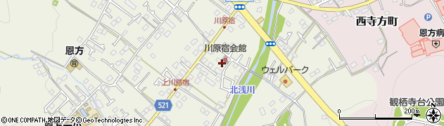 東京都八王子市下恩方町1698周辺の地図