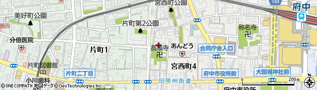 東京都府中市宮西町3丁目16周辺の地図