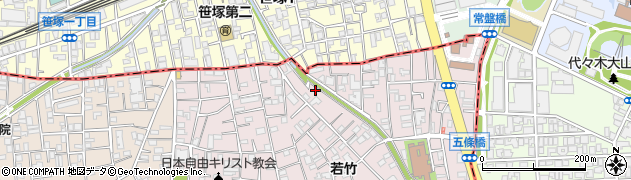東京都世田谷区北沢5丁目34-20周辺の地図