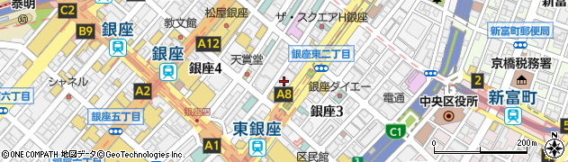 東和銀行東京支店 ＡＴＭ周辺の地図