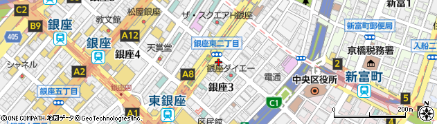 株式会社銀座セルクブラン周辺の地図