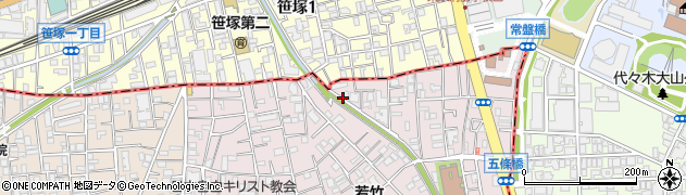 東京都世田谷区北沢5丁目33周辺の地図