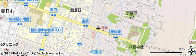 ファミリーマート甲府宮前町店周辺の地図