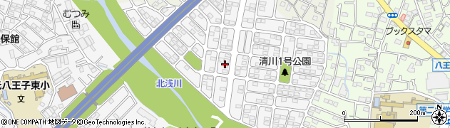 東京都八王子市清川町27周辺の地図