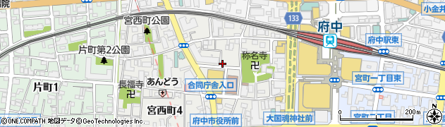 有限会社増田生花店周辺の地図