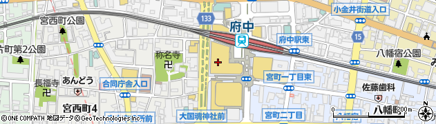 成城石井府中店周辺の地図