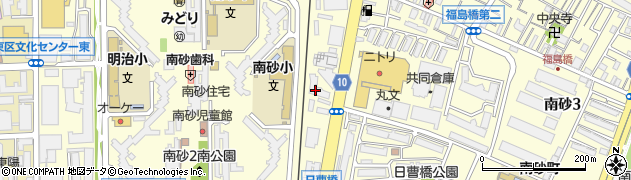 ローソン　東京東支店周辺の地図