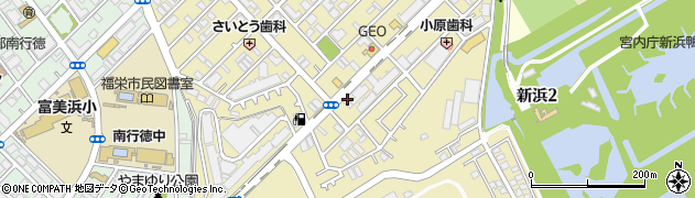 千葉県市川市福栄周辺の地図